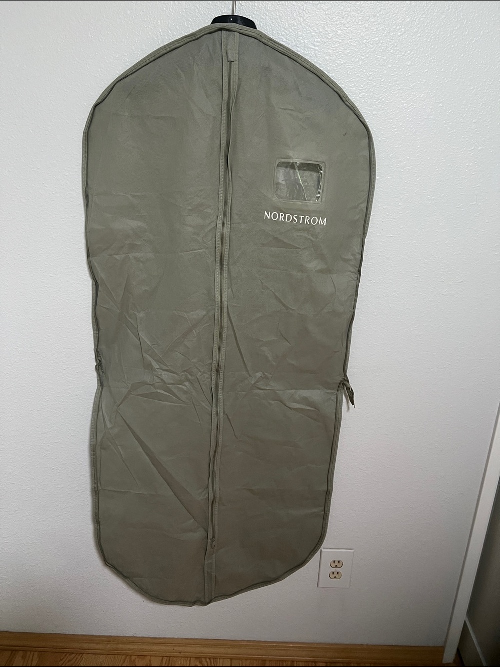 Nordstrom Gray Extra-long with Zip-Front and Side Garment Bag